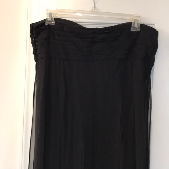Strapless black fringe cocktail dress - Picture 6 of 6